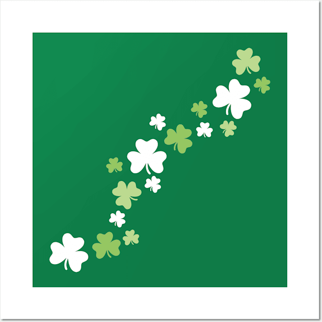 Shamrocks Wall Art by Designzz